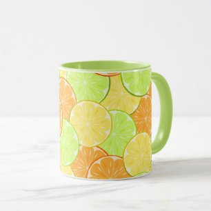 Caneca natureza do citrino da fruta do limão dos limões