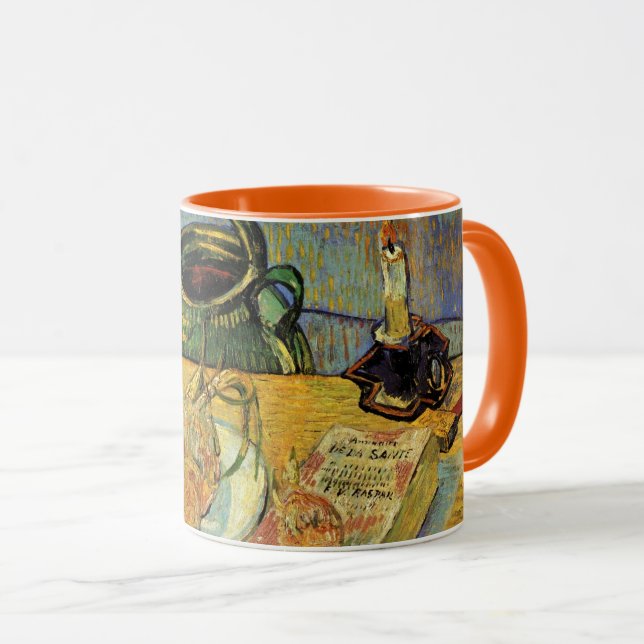 Caneca Natureza Morta com Quadro de Desenho por Vincent v (Frente Esquerda)