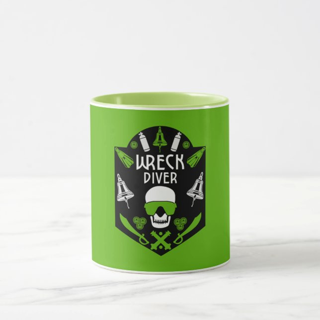 Caneca naufrágios de mergulho no mar (Centro)