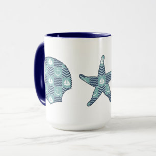 Caneca náutica da edredão