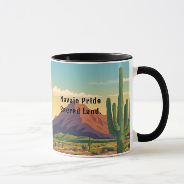 Caneca Navajo Pride Typografia Spirit Mug (Direita)
