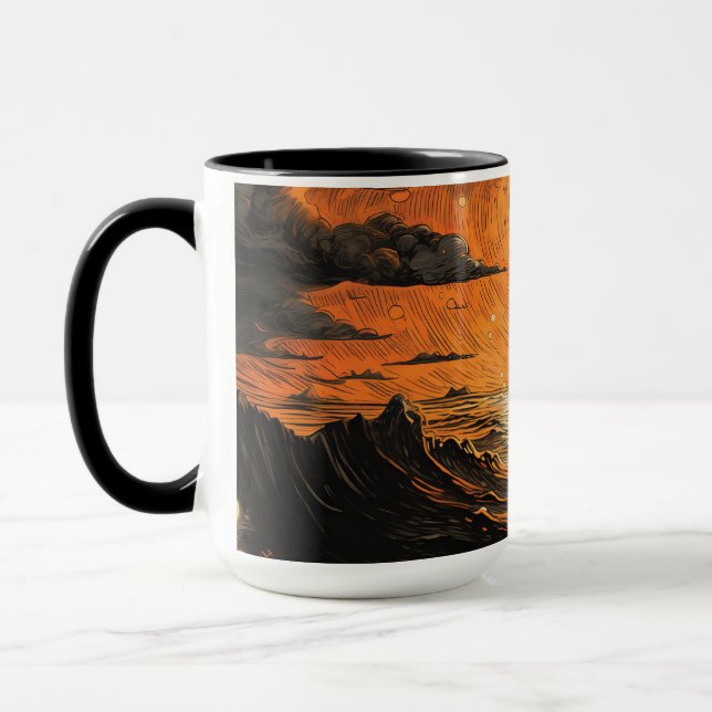 Caneca Navegação à noite (Esquerda)
