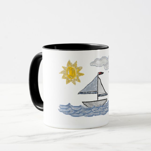 Caneca Navegador 3D (Frente Esquerda)