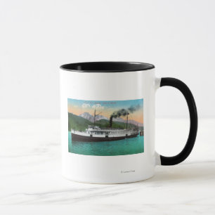 Caneca Navio a vapor "cidade de P.C. Co de Seattle "