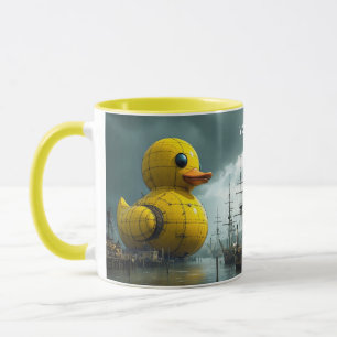 Caneca Navio de Guerra do Pato Fantasy