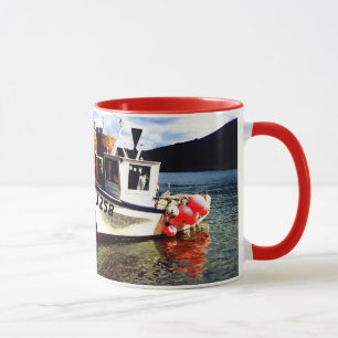 Caneca Navio de pesca em Jersey