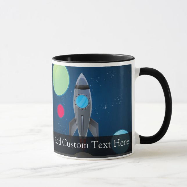Caneca Navio Foguete Externo (Direita)