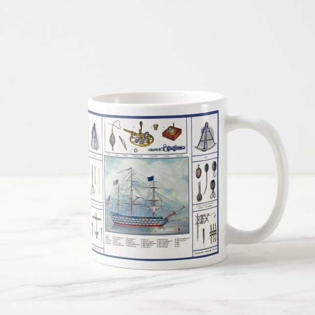 Caneca Navio & mobília (Direita)