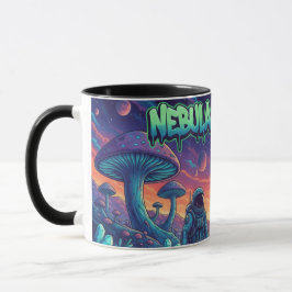 Caneca Nebula Nômades Espaço Astronauta Sci-Fi Combo Café