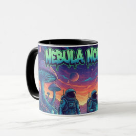 Caneca Nebula Nômades Espaço Astronauta Sci-Fi Combo Café