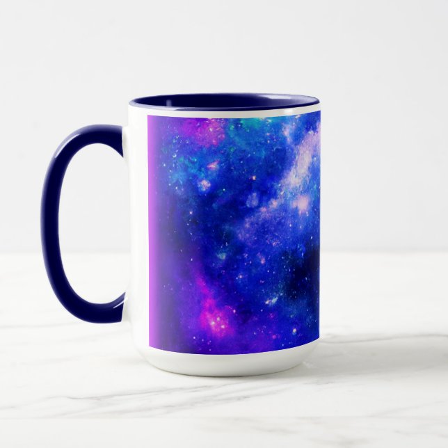 Caneca "Nebula Stars" - Um Comprar de Arte Digital Incrív (Esquerda)