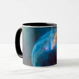 Caneca Nebulosa de Hubble e Bubble - Espaço Exterior / e