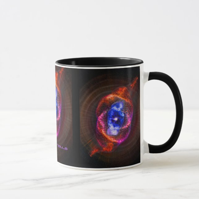 Caneca Nebulosa Dos Olhos Dos Gatos (Direita)