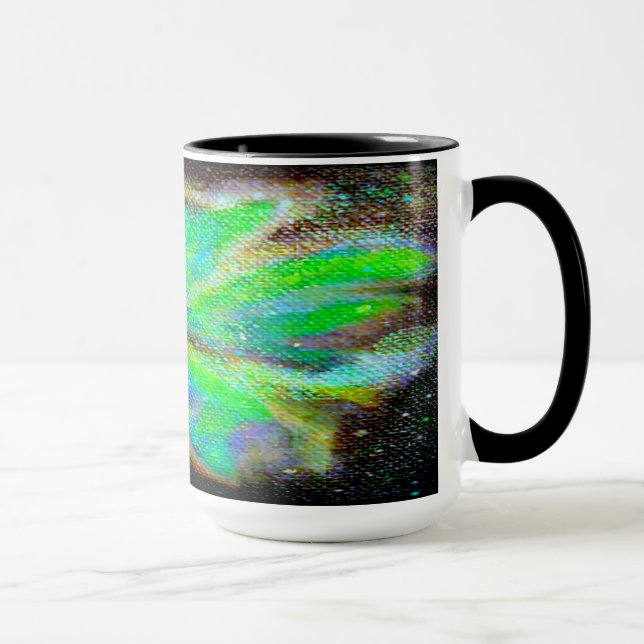 Caneca Nebulosa e Muja de Café com Poeira Espacial (Direita)