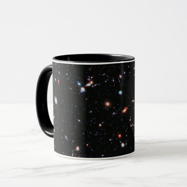Caneca Nebulosa Noturna Cosmos Galaxia Via Látea (Frente Esquerda)