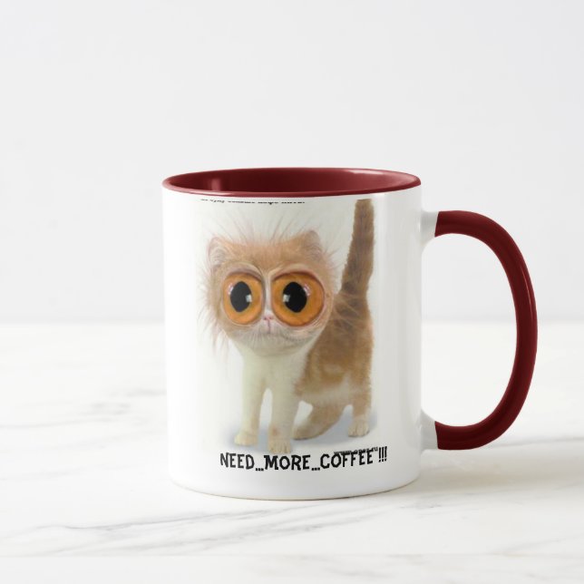 Caneca Necessidade… mais… CAFÉ!!! (Direita)