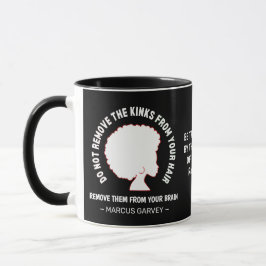 Caneca NEGRO HAIR Inspirational Marcus Garvey Cote