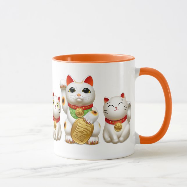 Caneca neko do maneki do 招き猫 (Direita)