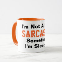 Nem sempre sou sarcástico Typografia Engraçada Lar