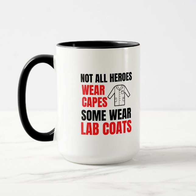 Caneca Nem todos os heróis vestem alguns casacos de labor (Esquerda)