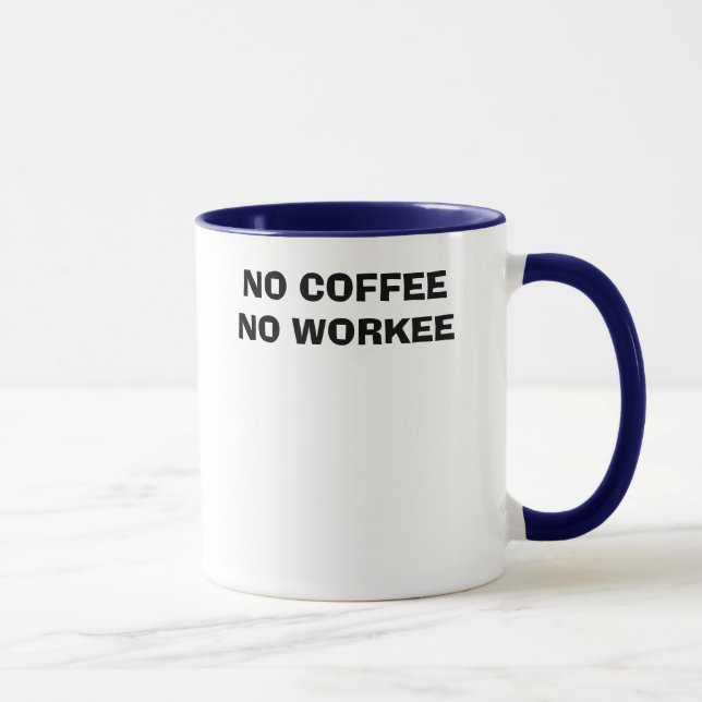 CANECA NENHUM CAFÉ NENHUM WORKEE (Direita)