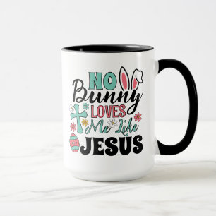 Caneca Nenhum Coelho Me Ama Como o Café Jesus