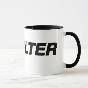 Caneca Nenhum filtro Hastag