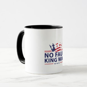 Caneca Nenhum Rei Na América Anti Trump Anti Fascismo