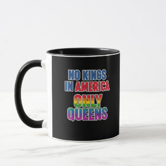 Caneca Nenhum Rei na América, Apenas Rainhas Divertidas L