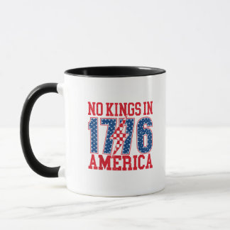 Caneca Nenhum Rei Na América Nós O Povo Vintage