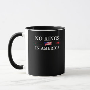 Caneca Nenhum Rei Na Liberdade Americana Nenhum Rei Vive