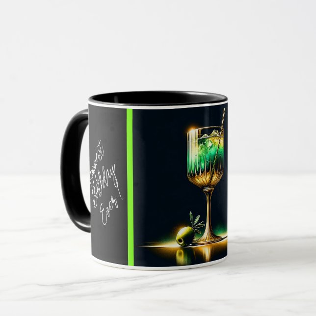 Caneca Neon Popular Party Time Personalizado (Frente Esquerda)