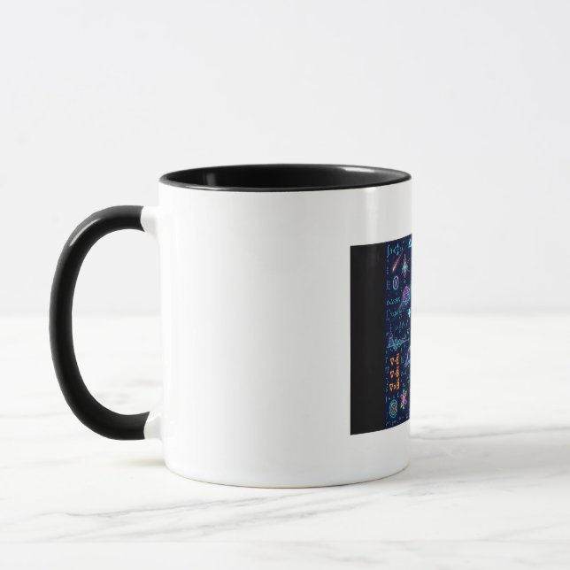 Caneca Neon Science Equations Coffee Mug | Physics Math S (Esquerda)