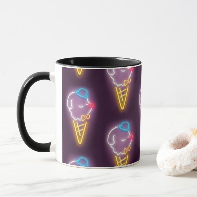Caneca Neon Sorvete (Com Donut)