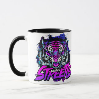 Caneca Neon Tiger Urban Streetwear Design