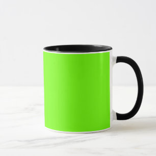 Caneca Neon Verde fluorescente brilhante