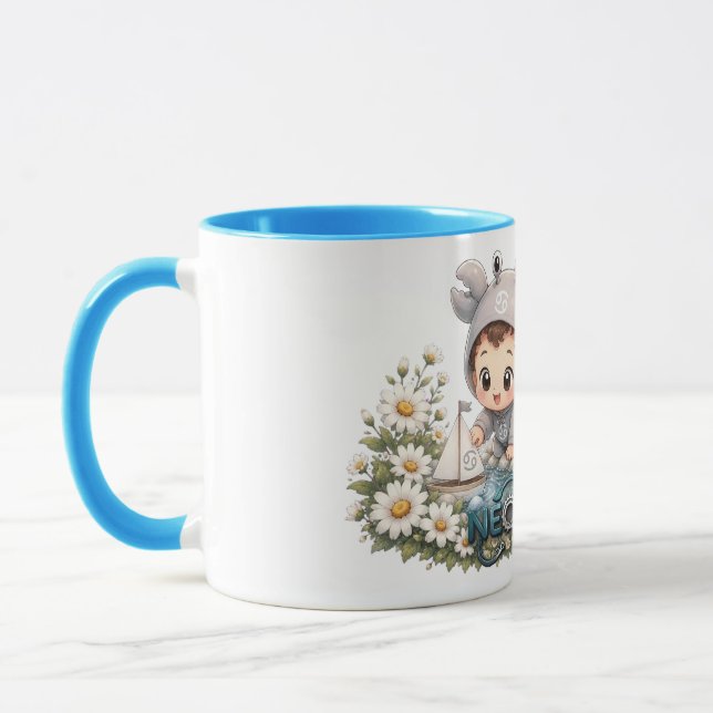 Caneca Neos Kawaii Zodíaco Câncer (Esquerda)