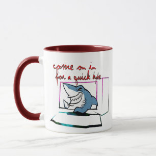 Caneca Nerd de Computador Quick Byte - Presente Ge