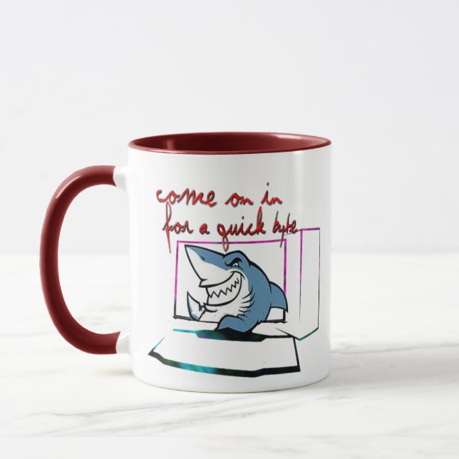 Caneca Nerd de Computador Quick Byte - Presente Ge (Esquerda)