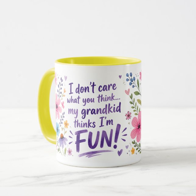 Caneca Neto Acha Que Sou DIVERTIDA!  (Frente Esquerda)