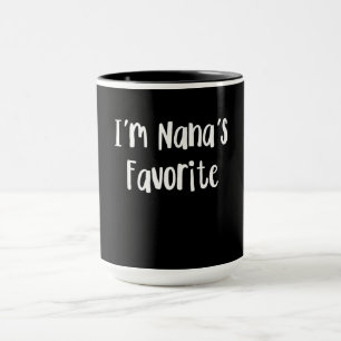 Caneca neto engraçado   Sou a favorita da Nana