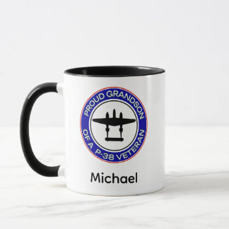 Caneca Neto Orgulhoso de um Veterano do P-38
