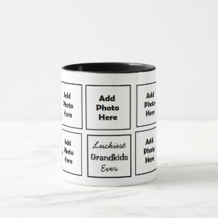 Caneca Netos mais felizes de todos os vovó ou vovô 9 Fo