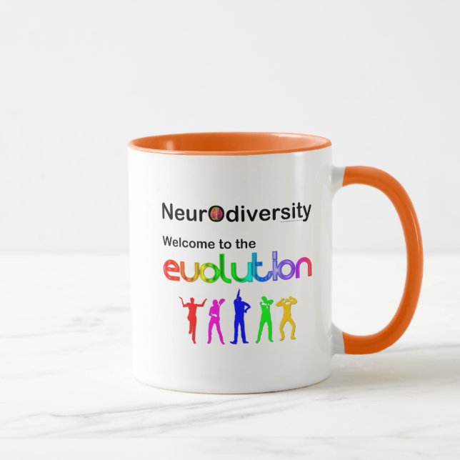 Caneca Neurodiversidade Bem-vindos à Mug de Café Evolutio (Direita)