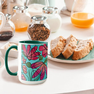 CANECA NEUROGRÁFICO FLORES DE PRIMAVERA