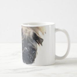 Caneca nevado do Pug