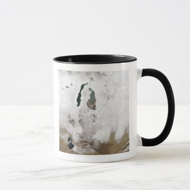 Caneca Neve ao redor do Mar de Aral (Direita)