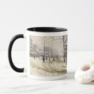 Caneca Neve, Boulevard de Clichy, Paris por Paul Signac