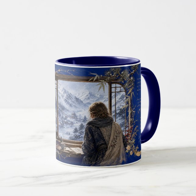 Caneca neve de inverno (Frente Esquerda)