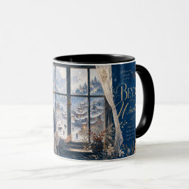 Caneca neve de inverno